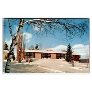 Chalet Suisse Gray Rocks Inn St. Jovite PQ Canada 1966 Winter Ski Postcard